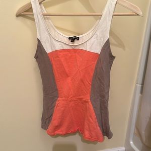 Sleeveless Express peplum top